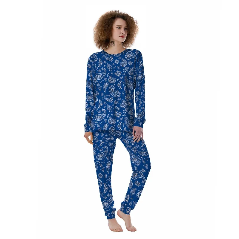 Blue Bandana Women's Pajamas