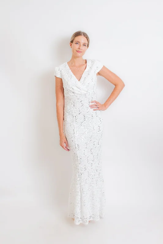 White Lace Maxi Dress