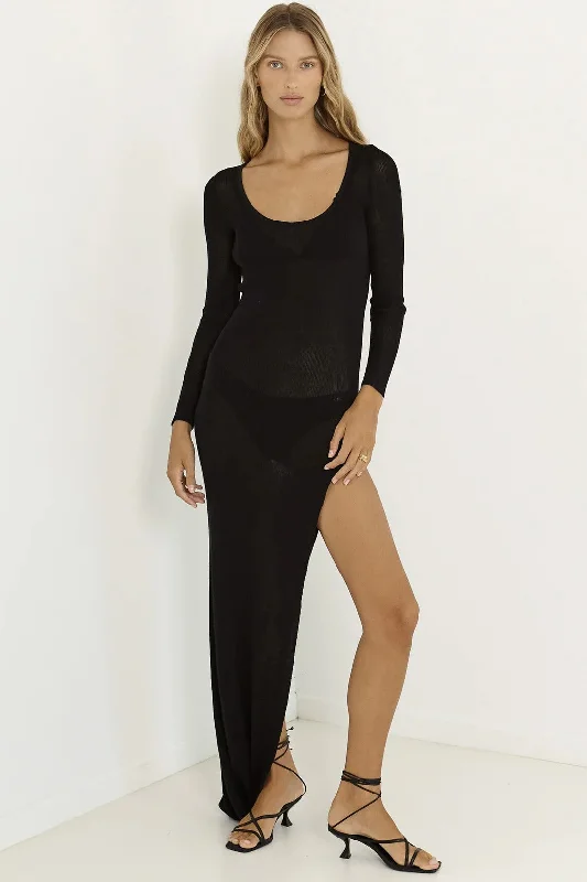 Ember Maxi Dress - Black