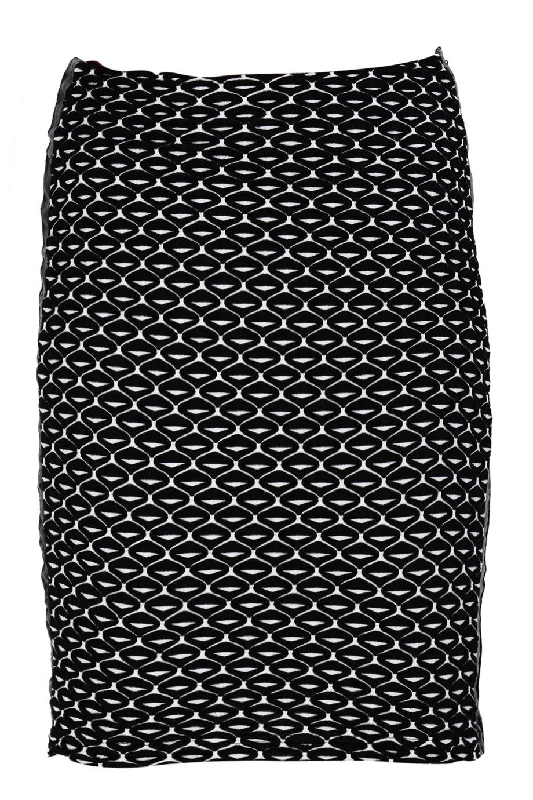 IRIDA Black White Elastic Skirt