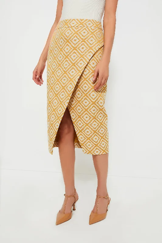 Marigold Tweed Margo Skirt