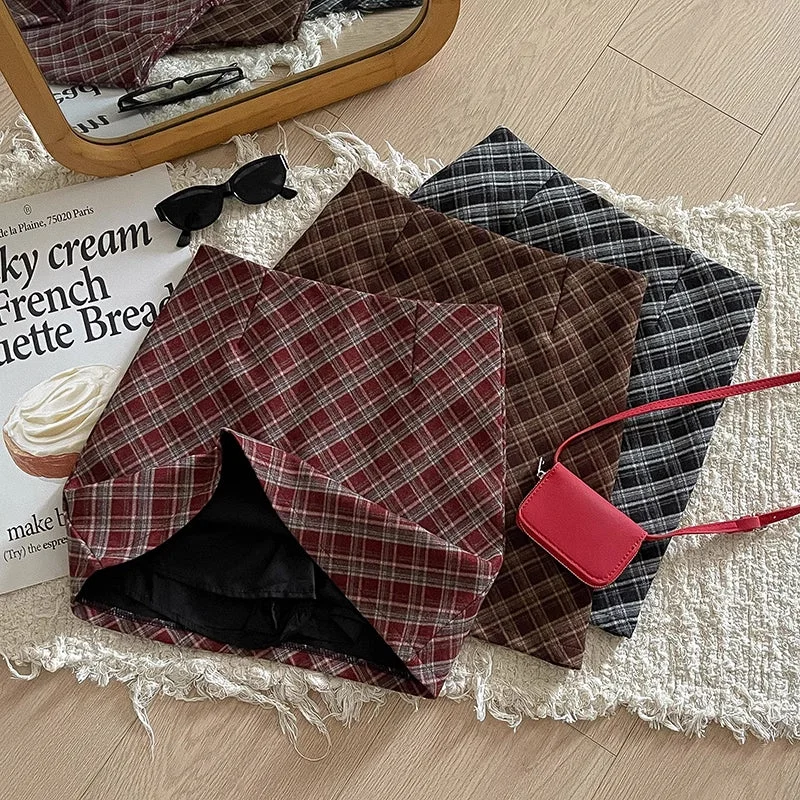 Spiced Plaid Mini Skirt (3 Colors)