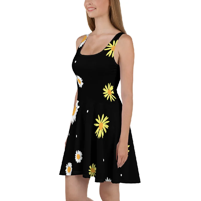 Dandelion and Daisy Print Skater Dress, lioness-love