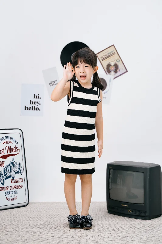 Black White Stripe Dress