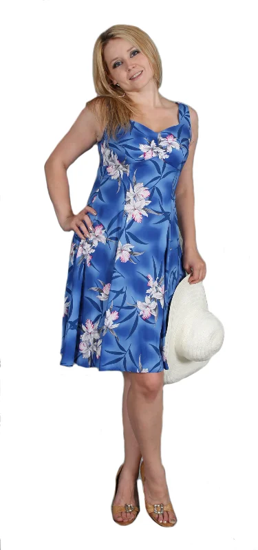 Two Palms H-Strap Dress Midnight Orchid Blue