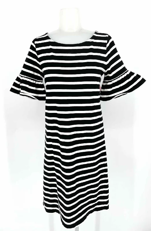 J Crew Women's black/white Shift Stripe Size XS Dress