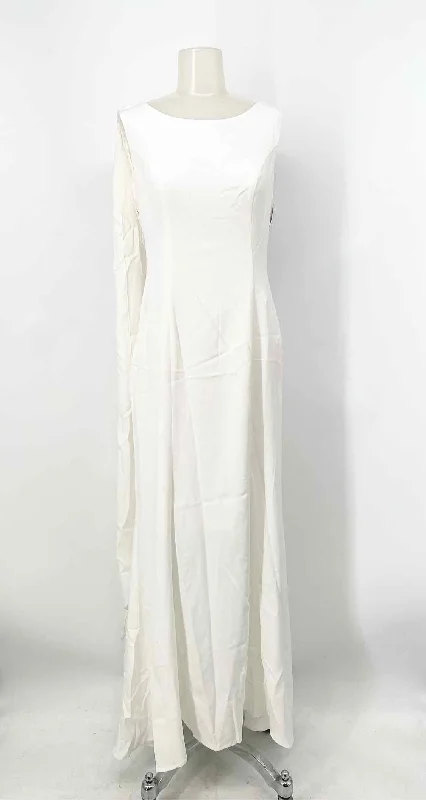 JJ's House Women's Ivory Full-length Formal Size M/L Gown