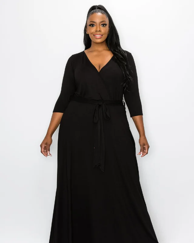 Mika Wrap Dress | Black