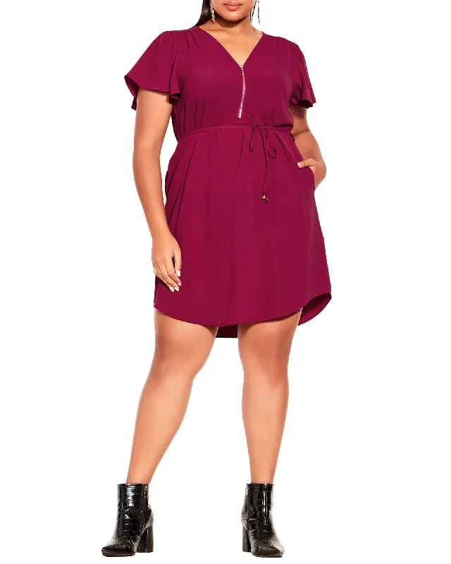 Nafeli Summer Fling Dress | Burgundy