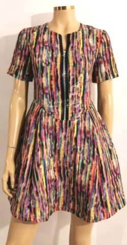 Rainbow Zip Up Dress