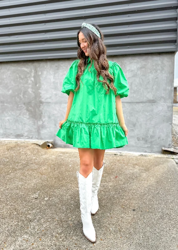 Sincerely Ours Green Springs Poplin Dress