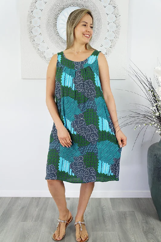 Tahiti Dress "Mosaic"