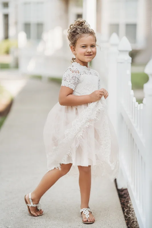 Victorian Day Gown in Ivory