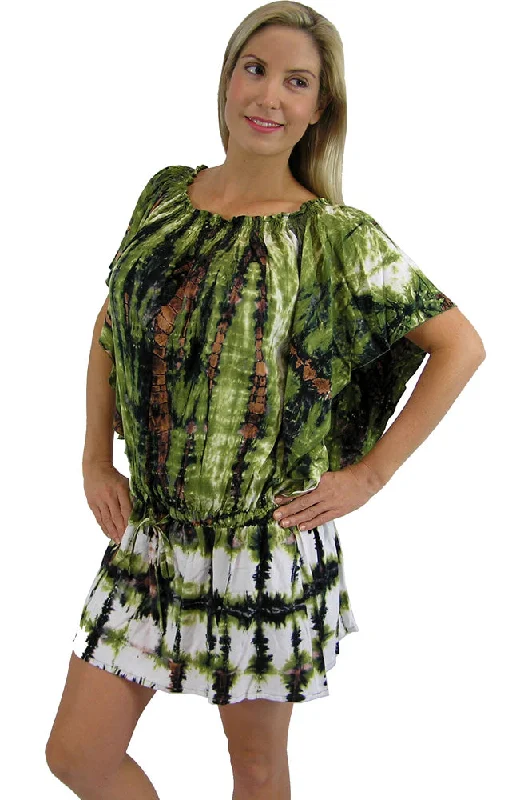 Wing Dress Meteor Tie Dye