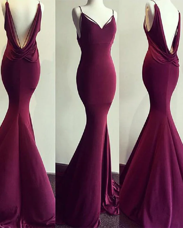 Elegant Vestido De Festa Fitted Long Evening Gown PL241