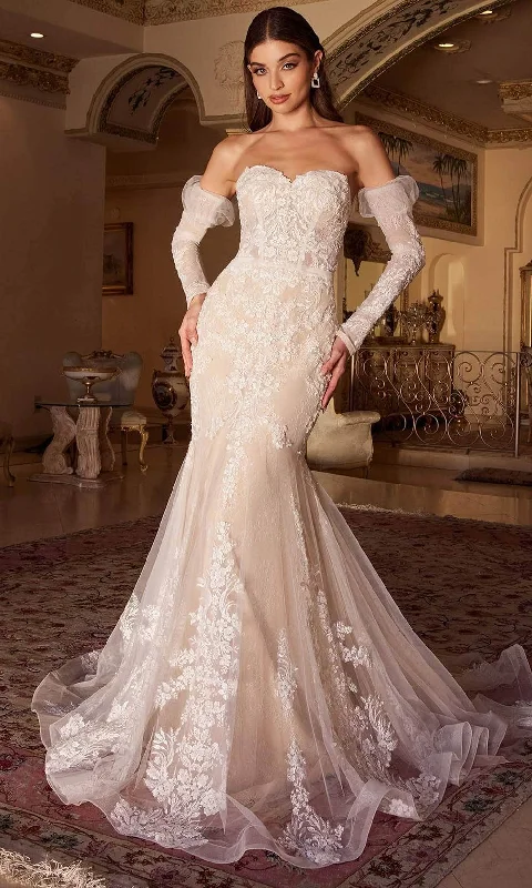 Ladivine WL008 - Lace Embellished Bridal Gown