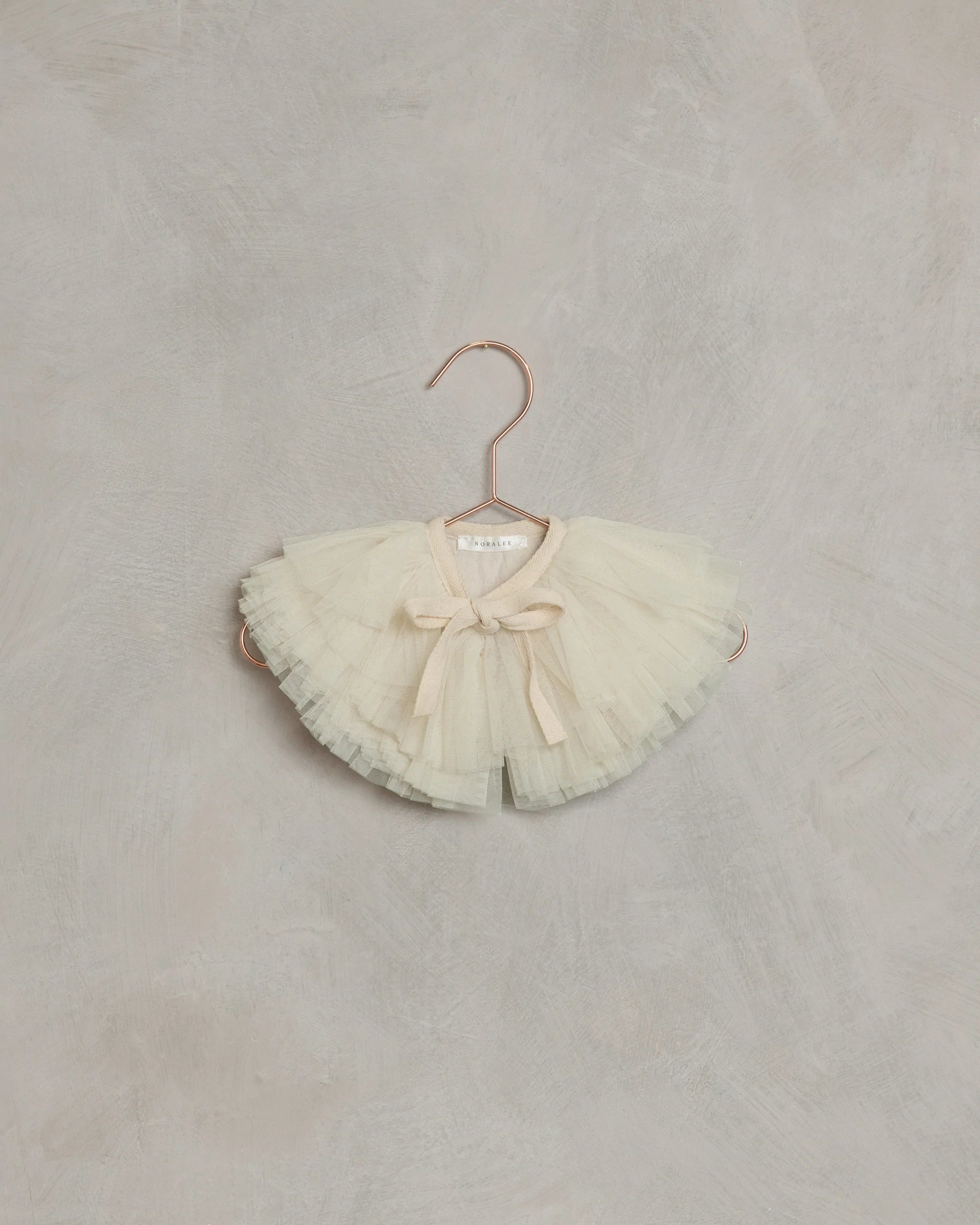 Ruffle Tulle Collar (Champagne)