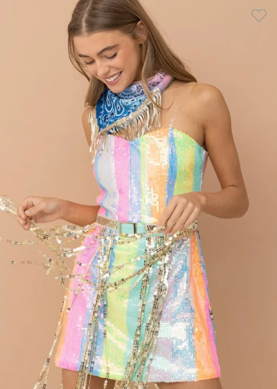 Broadway Girls Sequin Dress Set