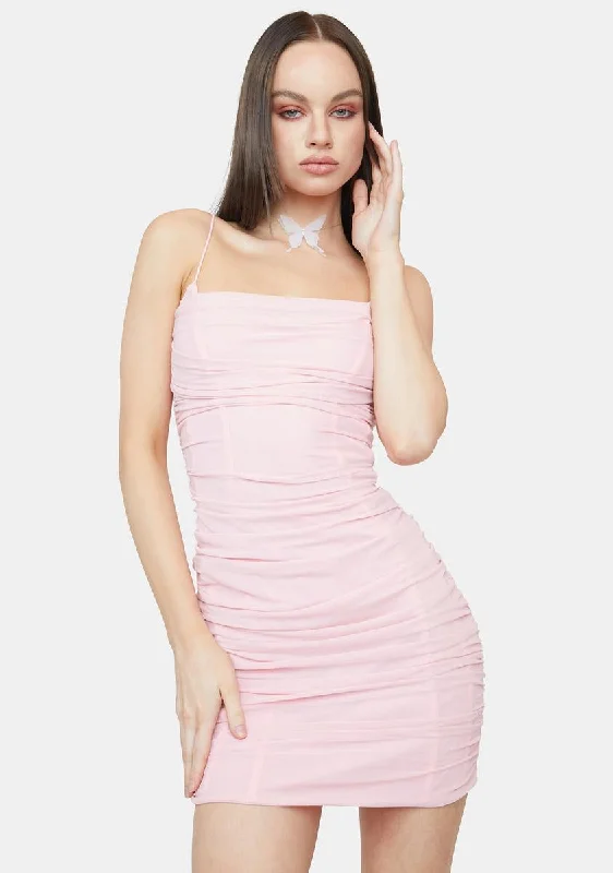 Cupcake Altogether Now Ruched Bodycon Dress