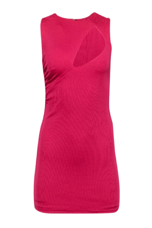 NBD - Pink Bust Cutout Sleeveless Bodycon Dress Sz XS