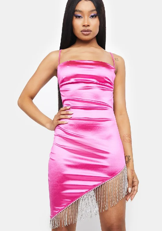 Sweet Whispers Satin Bodycon Dress