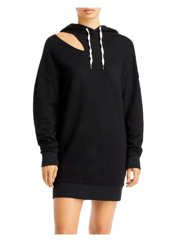 N: PHILANTHROPY Womens Cut Out Long Sleeve Short Sweatshirt Dress